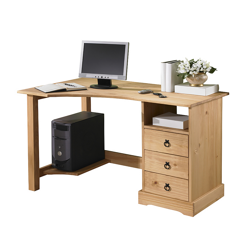 Corner Desk - Natural